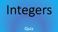 Operations With Integers - Year 1 - Quizizz