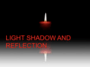 Light, Shadows & Reflection