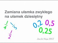 Zamiana procentów, ułamków dziesiętnych i ułamków zwykłych Fiszki - Quizizz