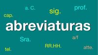 Abreviaturas - Grado 3 - Quizizz