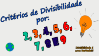 Regras de Divisibilidade - Série 10 - Questionário