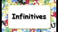 Infinitives - Year 3 - Quizizz