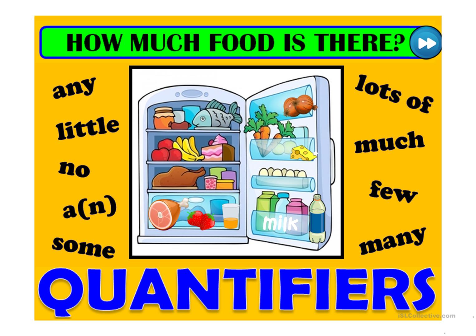 Quantifiers | English Quiz - Quizizz