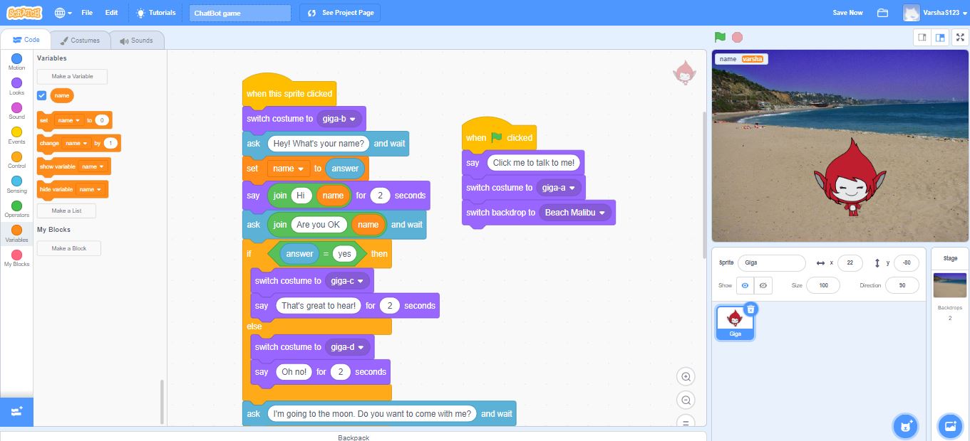 Scratch - Class 5 - Quizizz