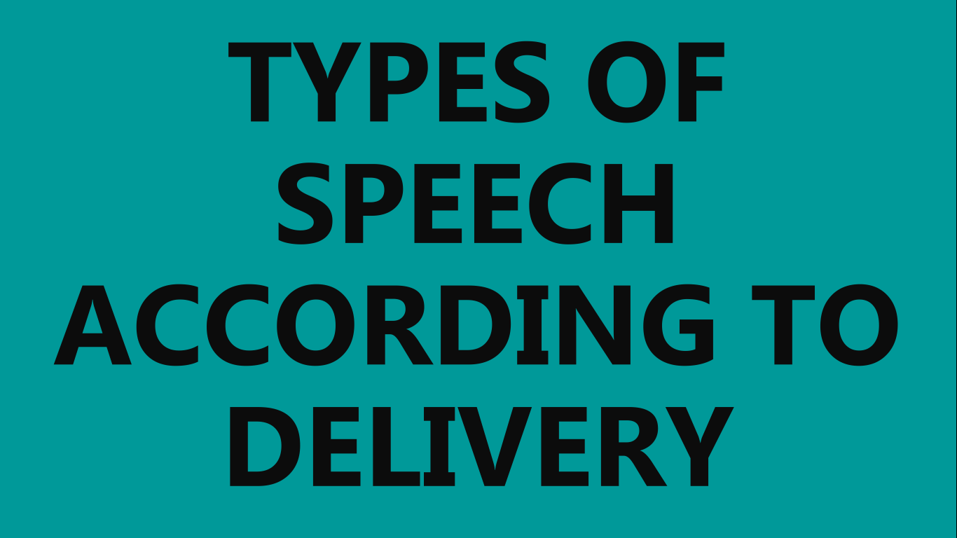 types-of-speech