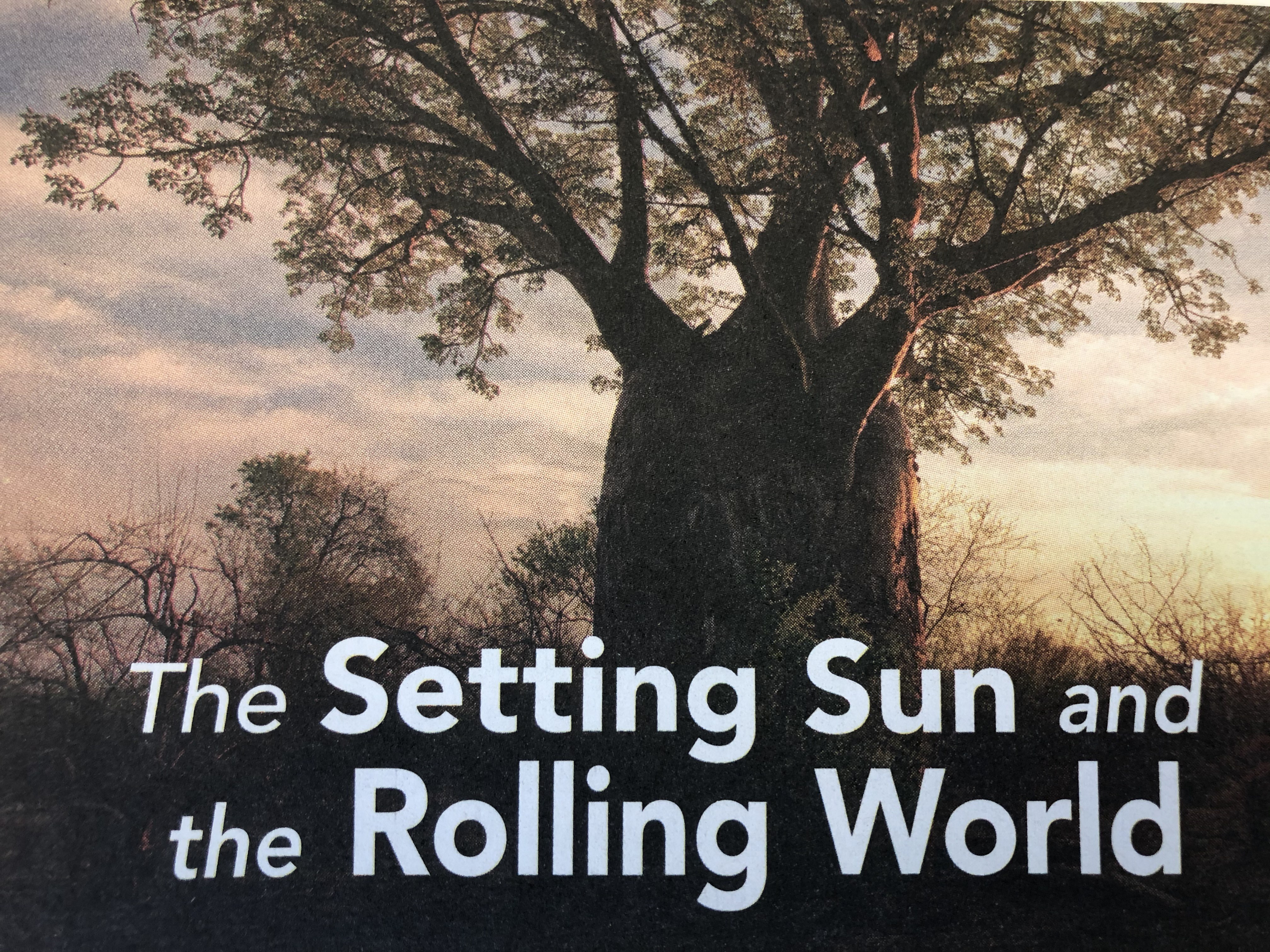 The Setting Sun The Rolling World Arwood Quizizz