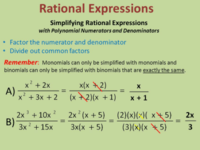 Rational Expressions - Year 9 - Quizizz