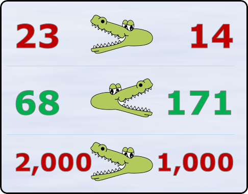 Comparing Numbers 11-20 - Class 1 - Quizizz