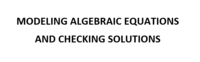 algebraic modeling - Year 6 - Quizizz