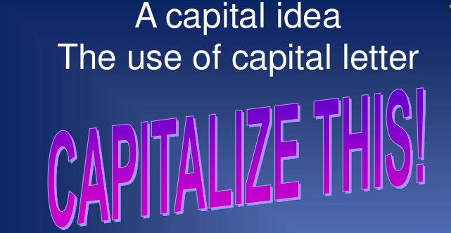 Letters: Capitalization Flashcards - Quizizz