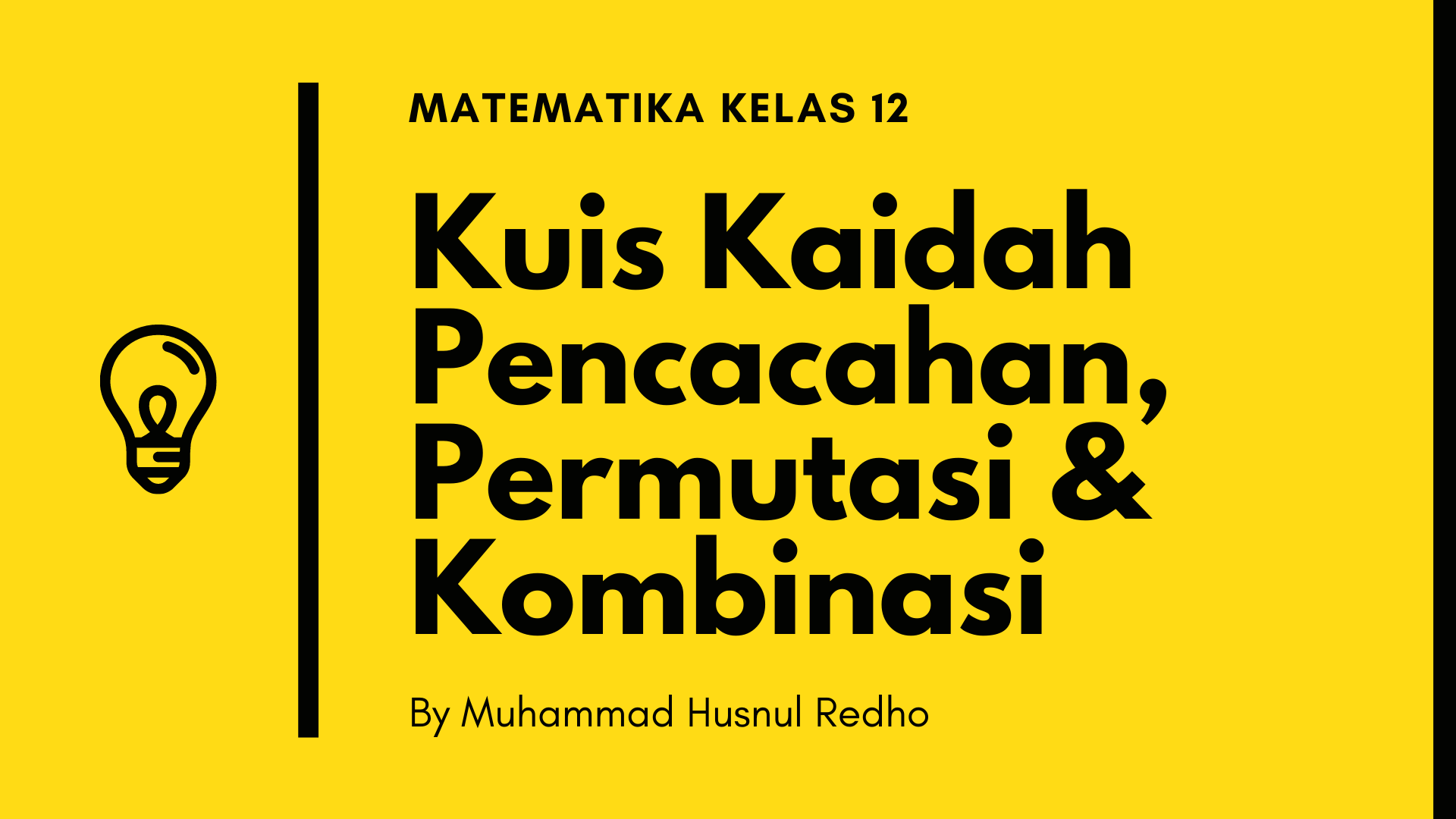 permutasi dan kombinasi - Kelas 12 - Kuis