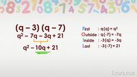 Multiplying Polynomials (FOIL)