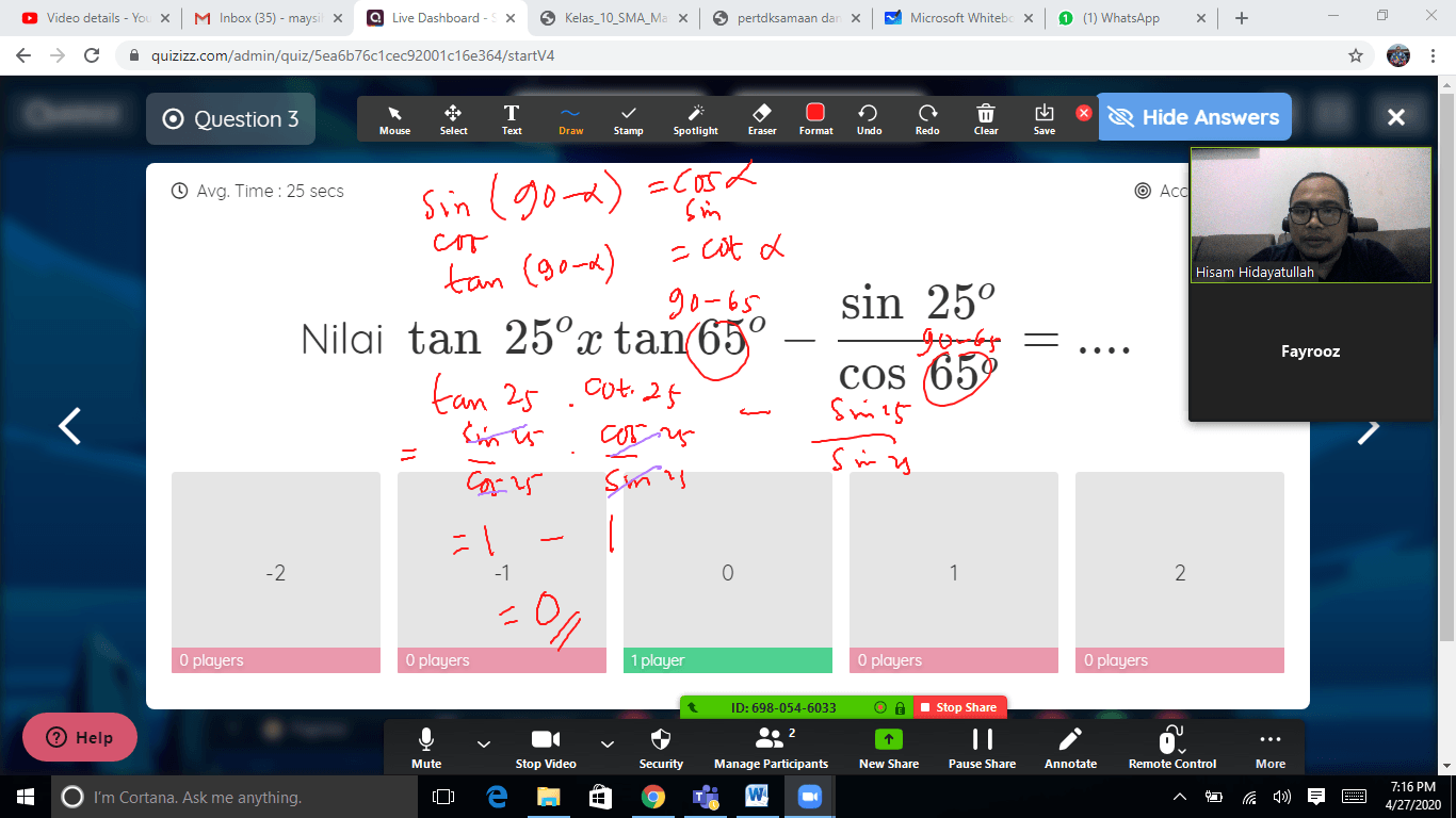 Trigonometri Kelas 10 | 327 Plays | Quizizz