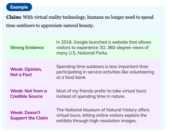 identifying-claims-evidence-and-reasoning-quizizz