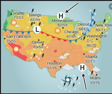 Weather Fronts | Science - Quizizz