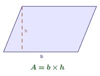 área de retângulos e paralelogramos - Série 12 - Questionário