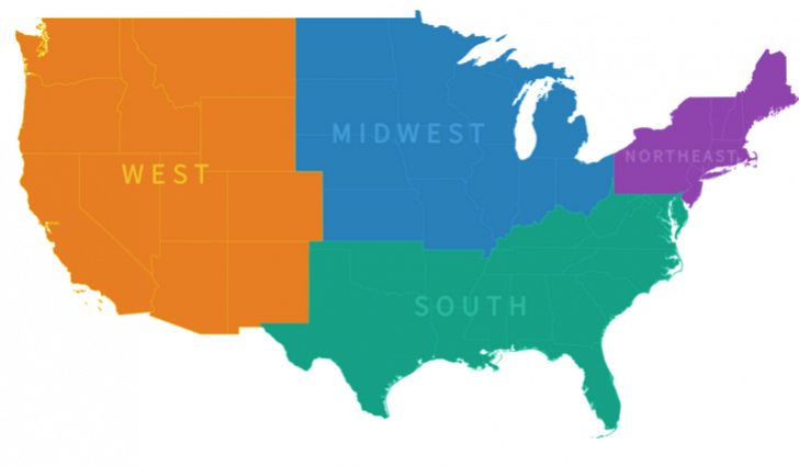 Regions Of USA | Quizizz