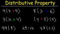 distributive property - Grade 8 - Quizizz