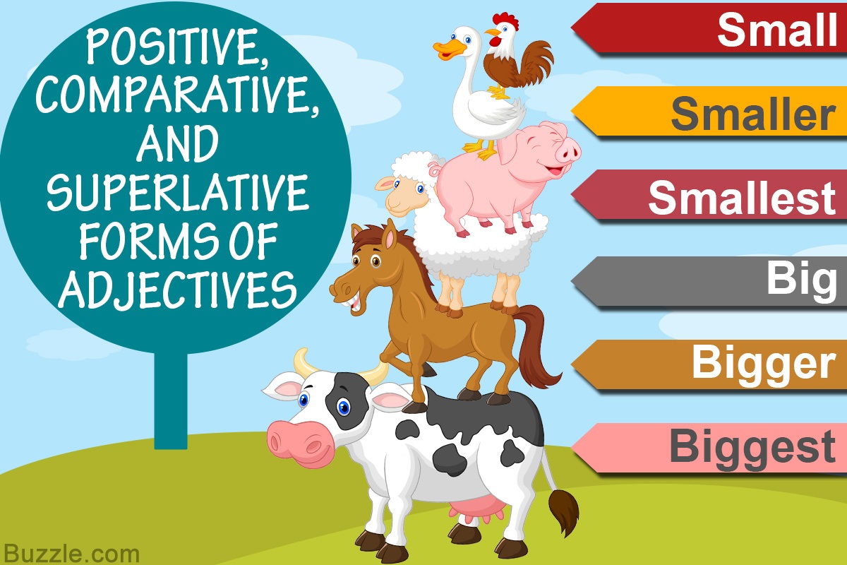 Adjectives: Comparative and Superlative part 1