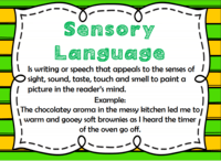 Sensory Words - Class 3 - Quizizz