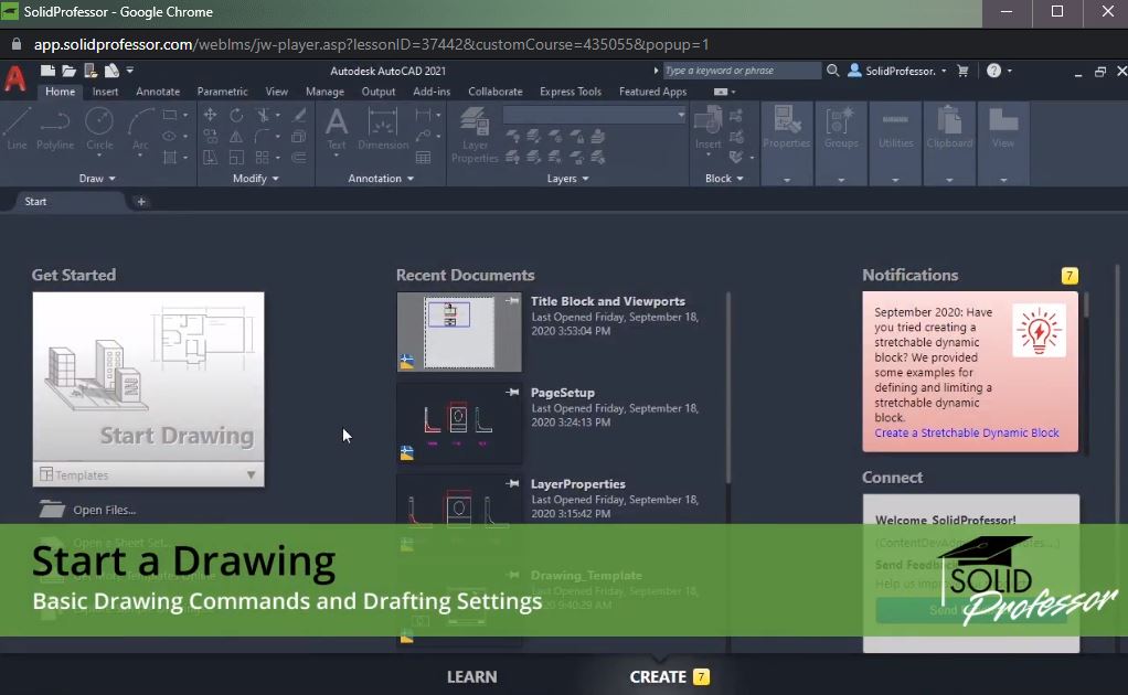 AutoCAD Basics (Based On SolidProfessor) | Quizizz