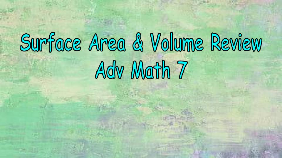 volume and surface area of cones - Class 7 - Quizizz