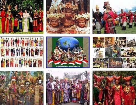 Keanekaragaman bangsa baik budaya adat istiadat bahasa dan agama bagi indonesia bukan penghalang untuk mewujudkan