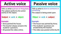 Active And Passive Voice English Quizizz