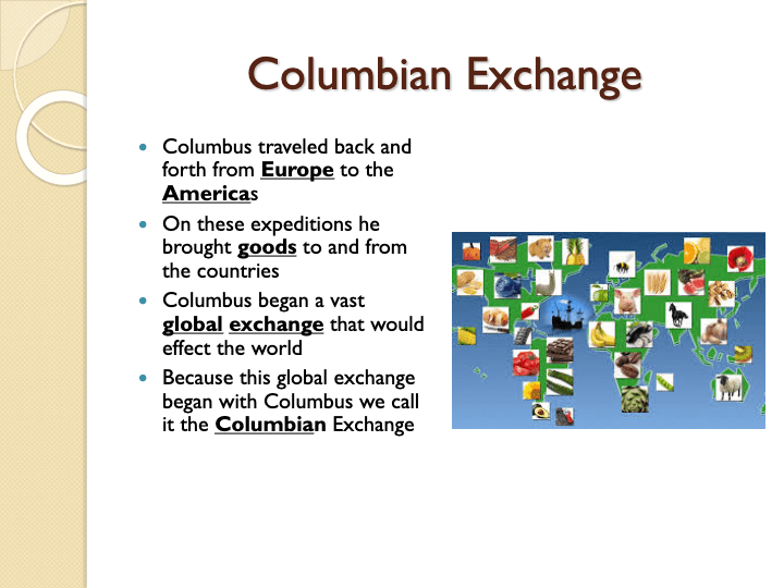 Columbian Exchange | Social Studies - Quizizz