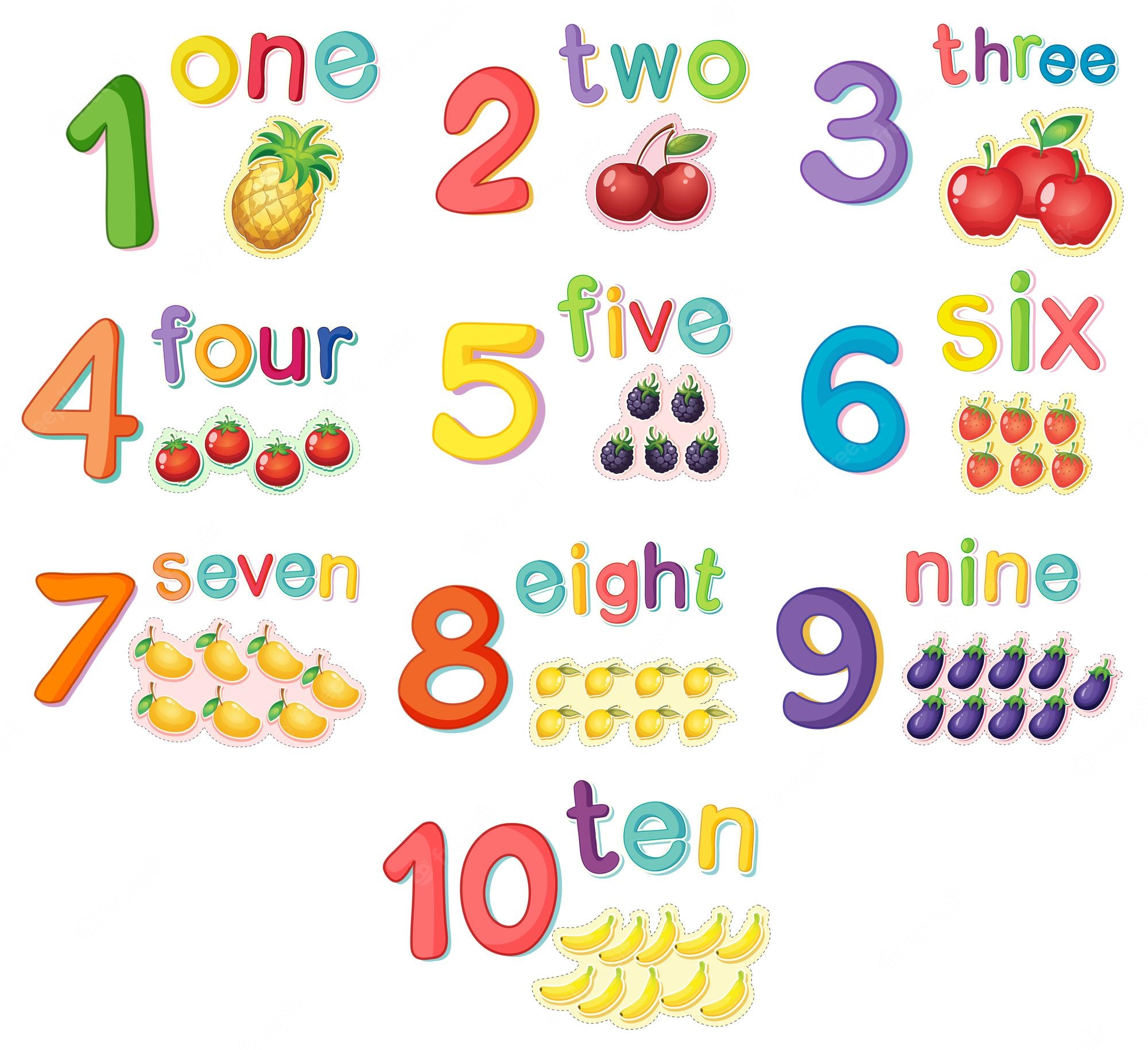 Numbers 1-10  Printable - Year 3 - Quizizz