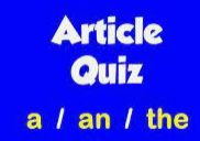 Articles - Class 5 - Quizizz