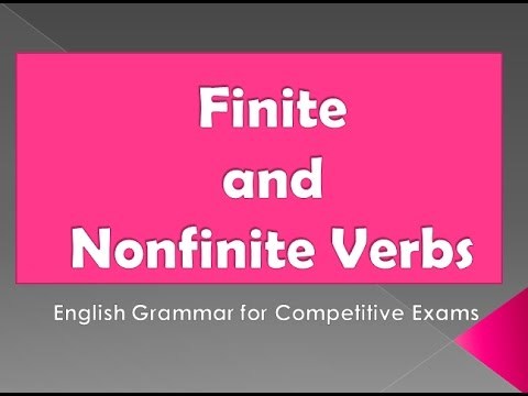 finite and non finite verbs english quiz quizizz