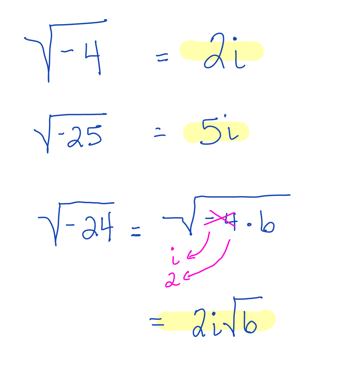 Imaginary & Complex Numbers | Mathematics - Quizizz