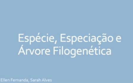 filogenia - Série 3 - Questionário