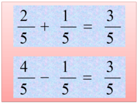 Odejmowanie ułamków - Klasa 4 - Quiz