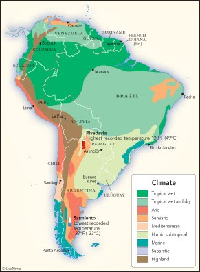 Physical Geography of Latin America/Climate and Vegetation - Quizizz