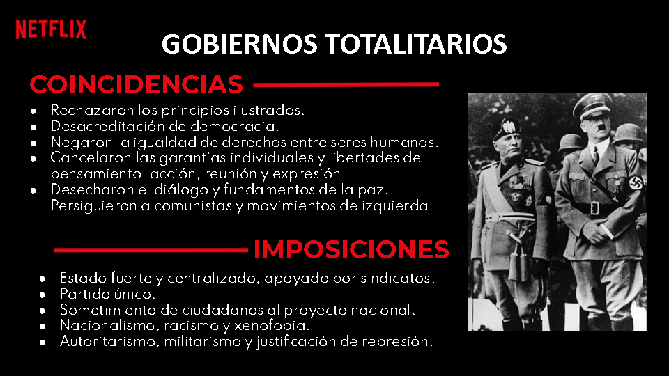 GOBIERNOS TOTALITARIOS | History - Quizizz