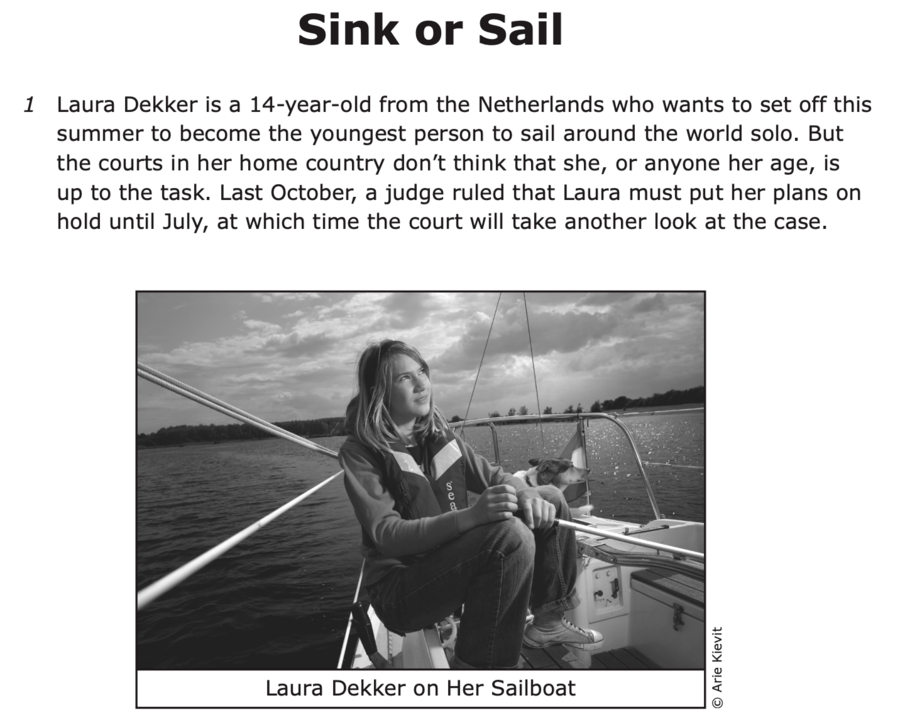 voyages in english sink or sail grade 6