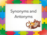 Synonyms and Antonyms - Year 1 - Quizizz