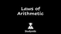 Laws of Arithmetic