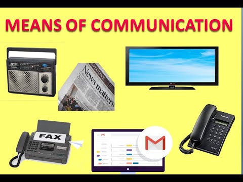 Means of communication | Quizizz