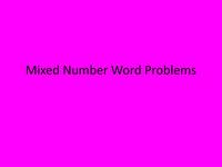 Mixed Operation Word Problems - Class 9 - Quizizz
