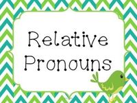 Relative Pronouns - Year 5 - Quizizz