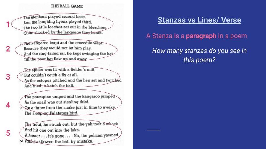 Stanzas does poem how many have? the How many