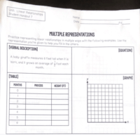 Linear Multiple Representations Mathematics Quizizz