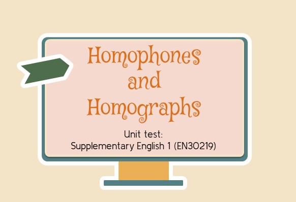 Homophones and Homographs - Class 12 - Quizizz