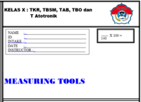 Mengukur dalam Inci - Kelas 10 - Kuis