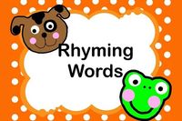 Rhyming Words Flashcards - Quizizz