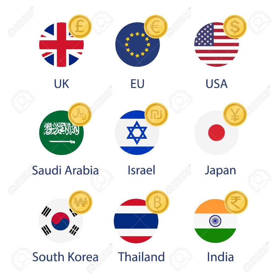 15 Flags, 15 Currencies VIII Quiz - By EddievB