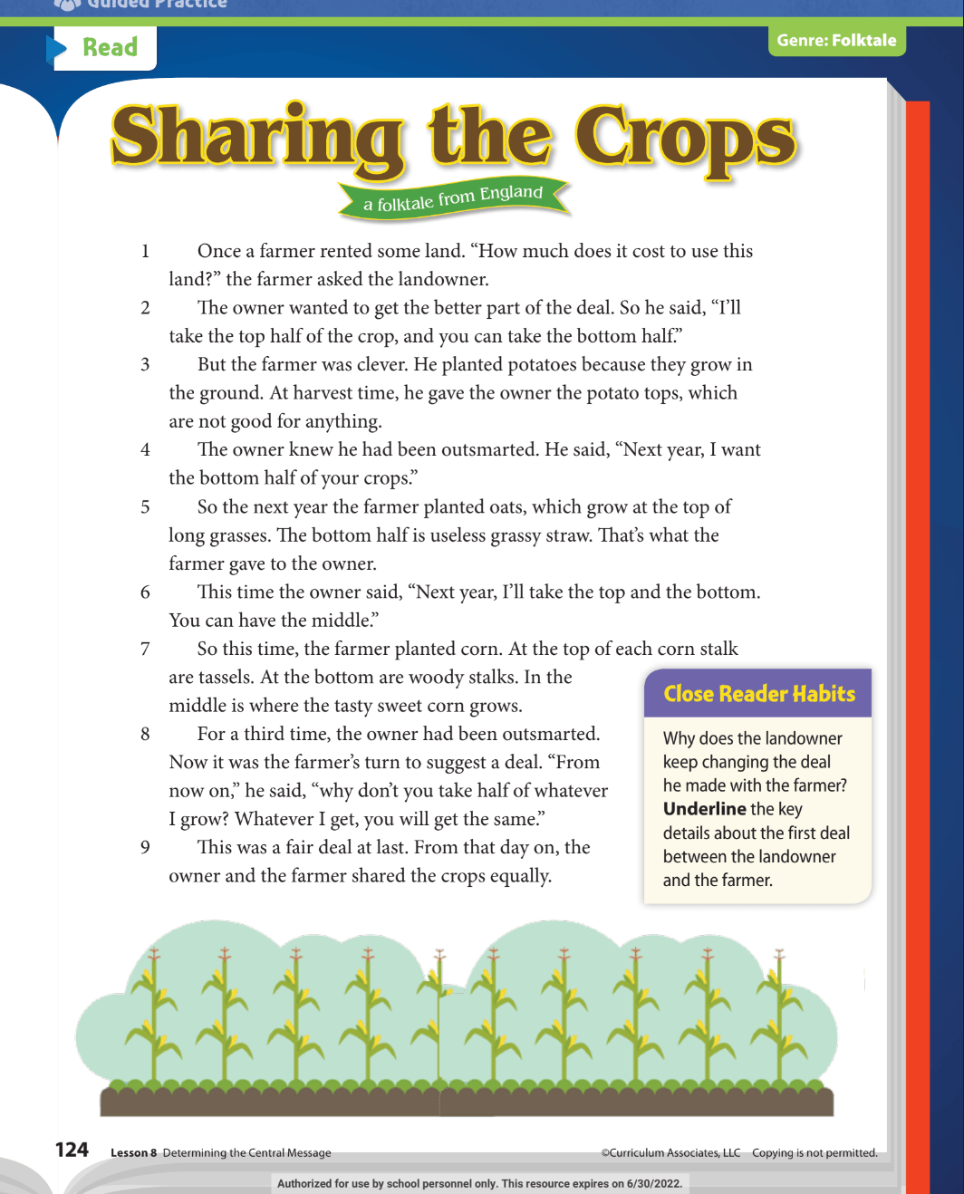 Sharing the Crops (ACAP BLITZ) questions & answers for quizzes and ...